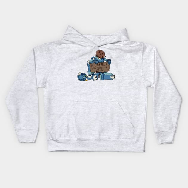 Mega Hobo Kids Hoodie by Kdaesung